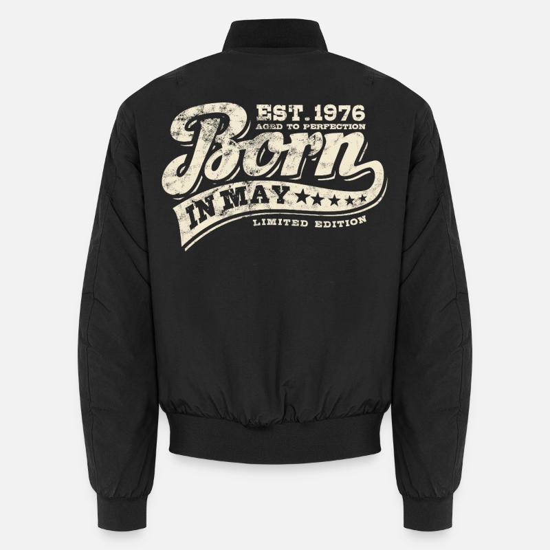 Born in May 1976 - Geburtstag - Geschenk Unisex Bomberjacke