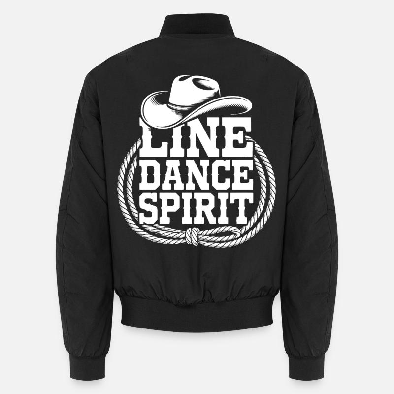 Line Dance Style Unisex Bomber Jacket