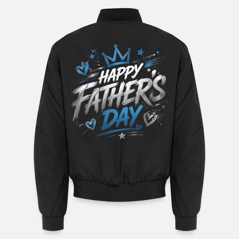 Alles Gute zum Vatertag-Chart – Vatertag Unisex Bomberjacke