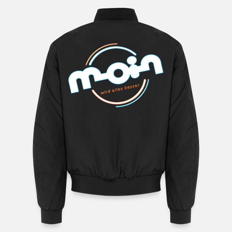 Moin - Unisex Bomberjacke - Schwarz