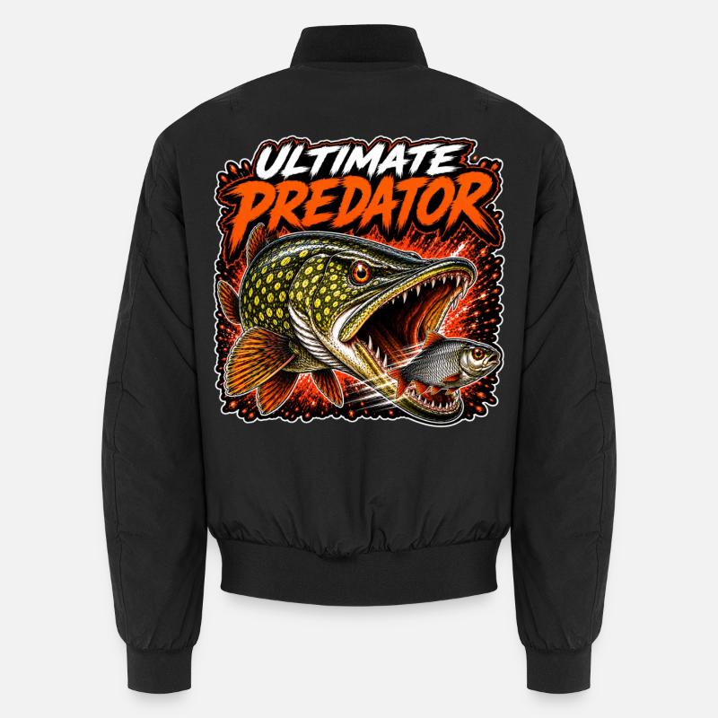 Ultimatives Raubtier-Heckfischen Unisex Bomberjacke