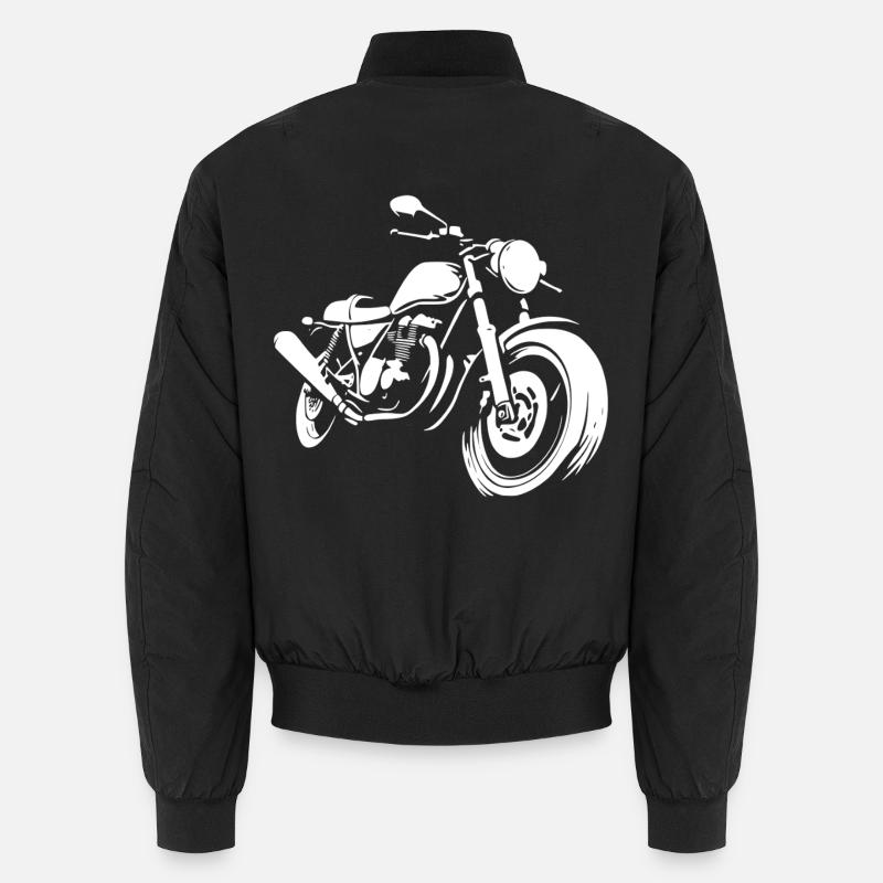Motorrad Motorradfaher Unisex Bomberjacke