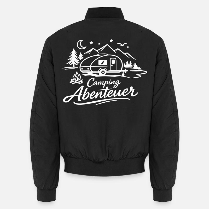 Camping Abenteuer Unisex Bomberjacke