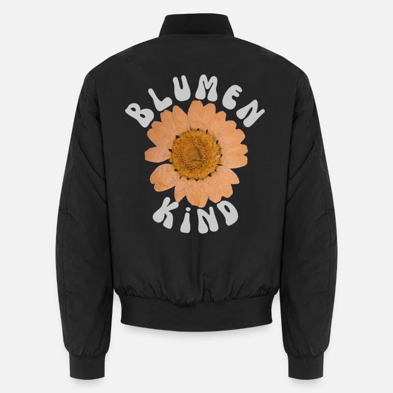 Enfant Fleur - Bomber unisexe - noir