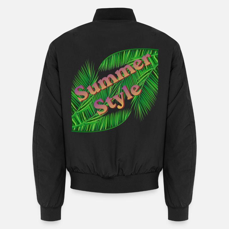 Summer style with palm trees Unisex Bomber Jacket