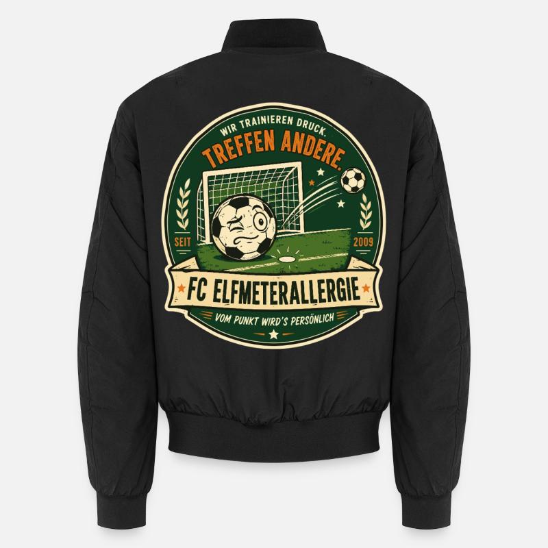 FC Elfmeterallergie - Unisex Bomberjacke - Schwarz