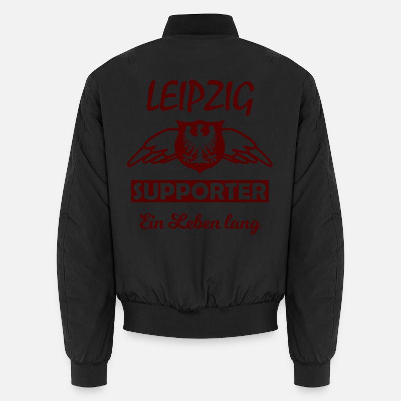 Leipzig Supporter Ein Leben Lang Unisex Bomberjacke