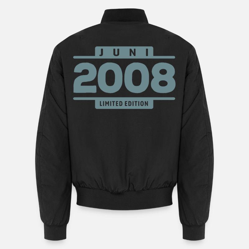 Limited Edition June 2008 Birthday Gift Unisex Bomber Jacket