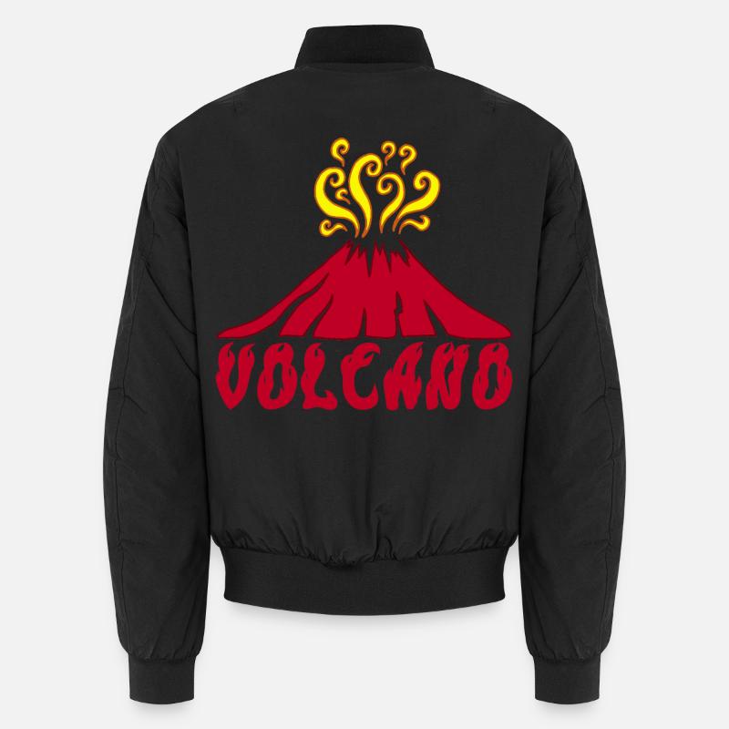 Erupting volcano Unisex Bomber Jacket