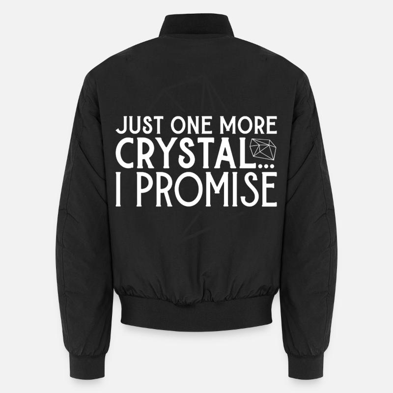 Kristall-Sucht - Chakra Heilung Unisex Bomberjacke
