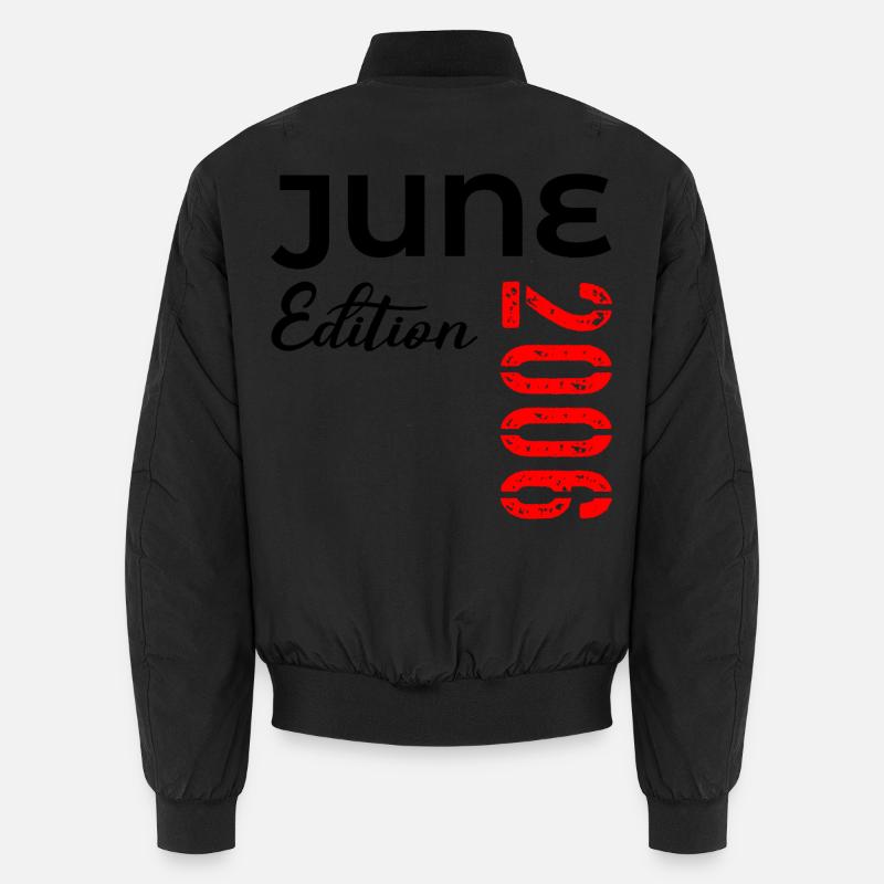 20th Birthday June 2006 - Unisex Bomber Jacket - black