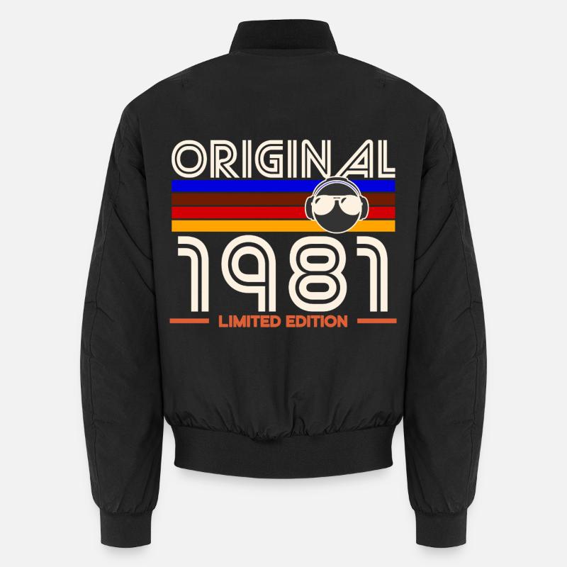 Original 1981 Retro Limited Edition Unisex Bomber Jacket