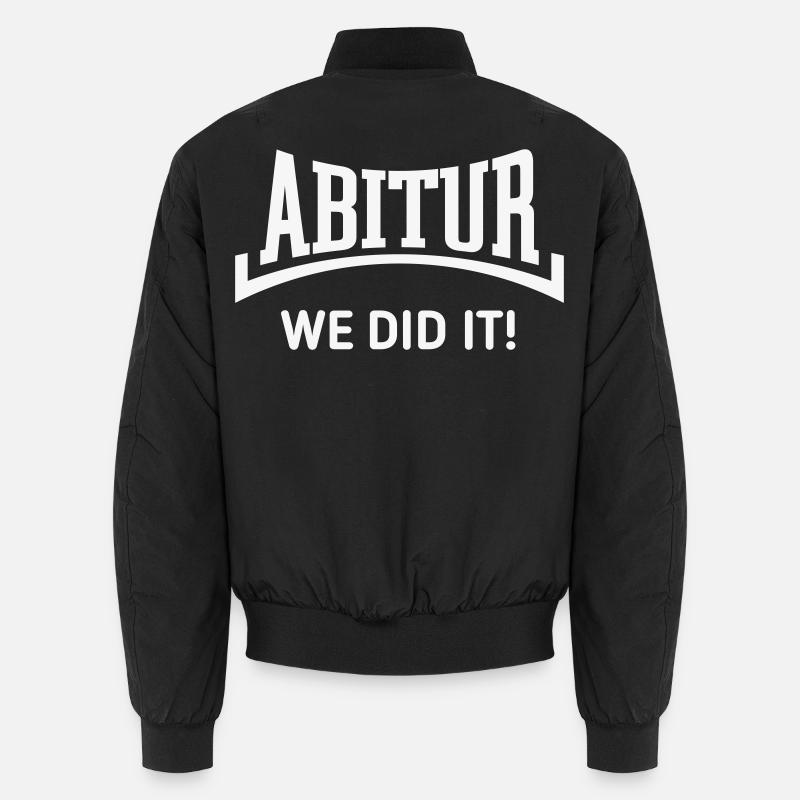 Abitur – We Did It! (Graduating Class / Concave / W) Unisex Bomber Jacket