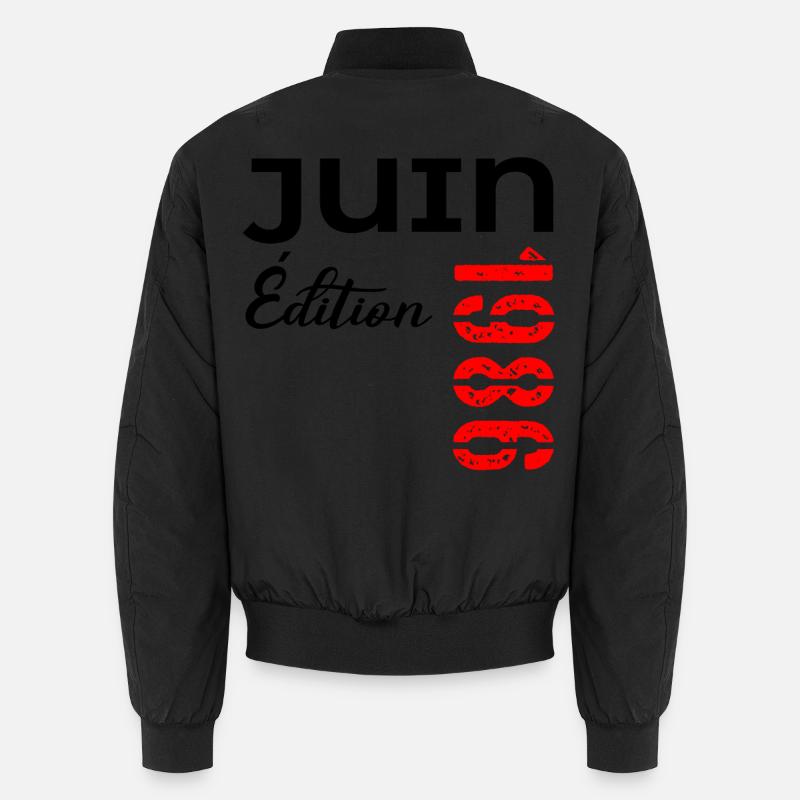 Juin 1986 - 40e anniversaire - Bomber unisexe - noir