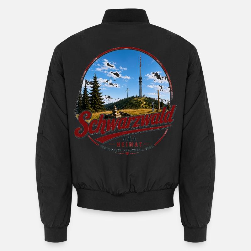 Schwarzwald Heimat Layout Unisex Bomberjacke