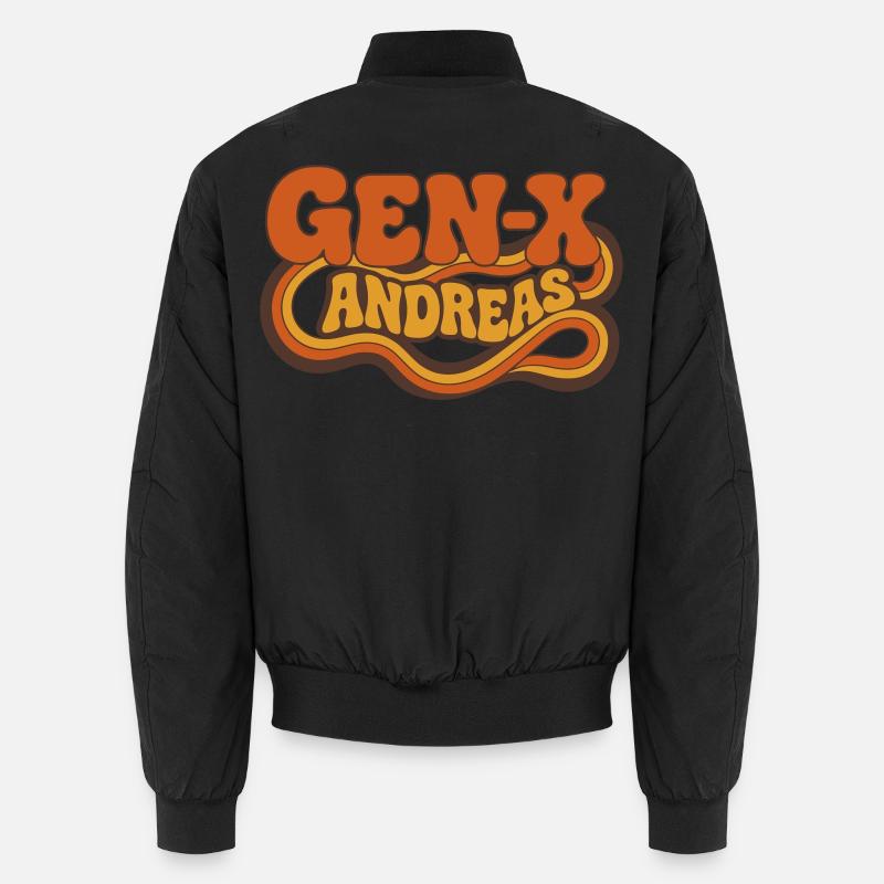 Andrea – Retro Vintage-Stil GEN-X Unisex Bomberjacke