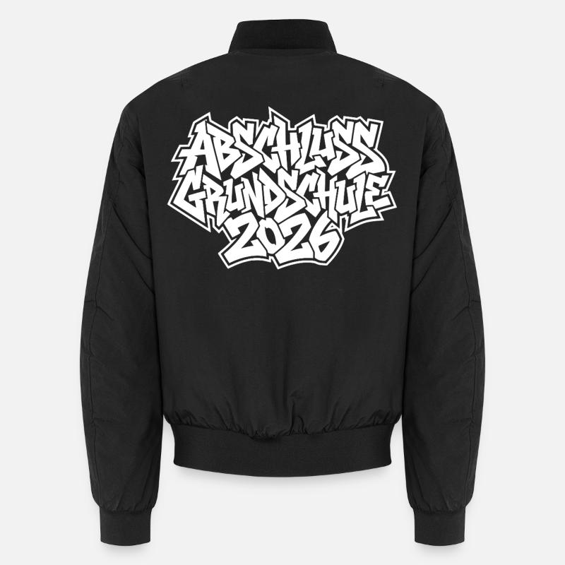 Grundschule Abschluss 2026 Graffiti - Unisex Bomberjacke - Schwarz