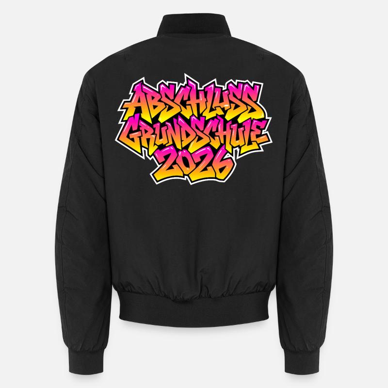 Elementary School Graduation 2026 Graffiti Unisex Bomber Jacket