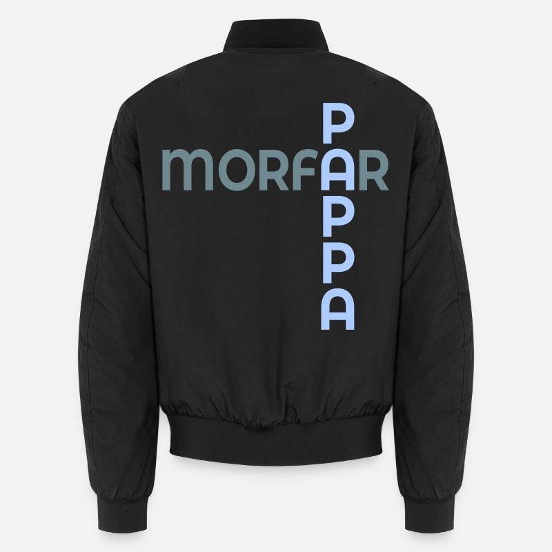 Papa du bébé Grand-père - Bomber unisexe - noir