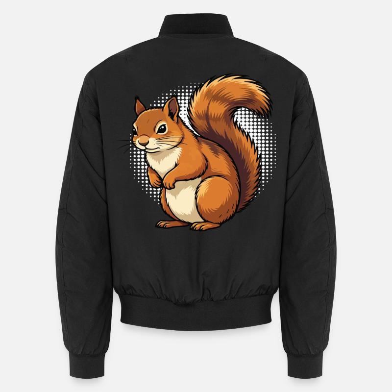 Squirrel Squirrel Squirrel Lover Rodent Unisex Bomber Jacket