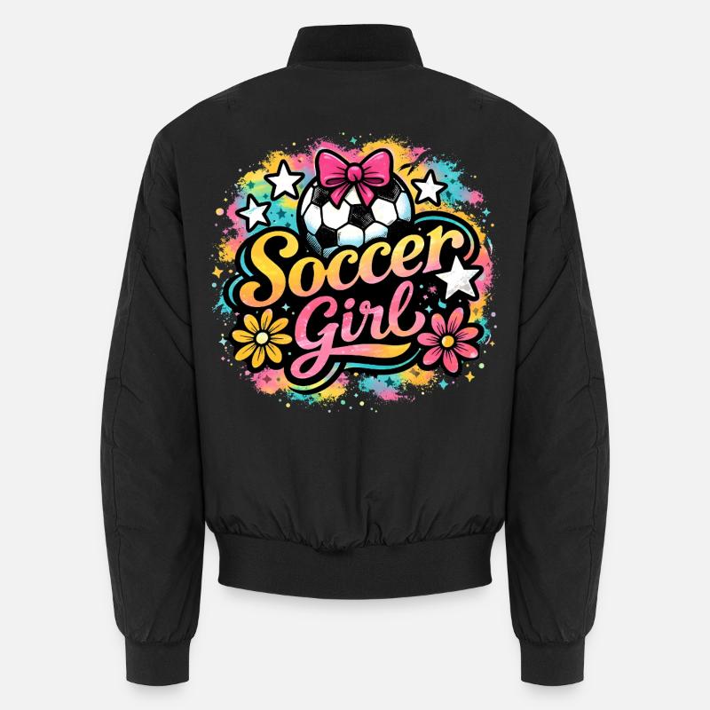 Fußball Mädchen  Unisex Bomberjacke