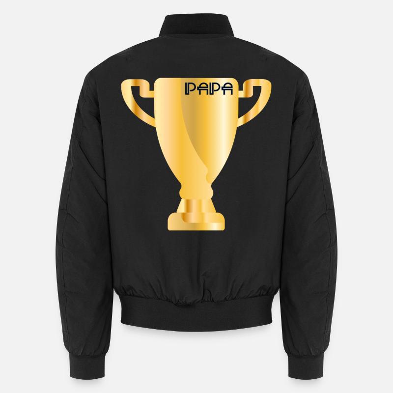 Coupe sportive Papa - Bomber unisexe - noir