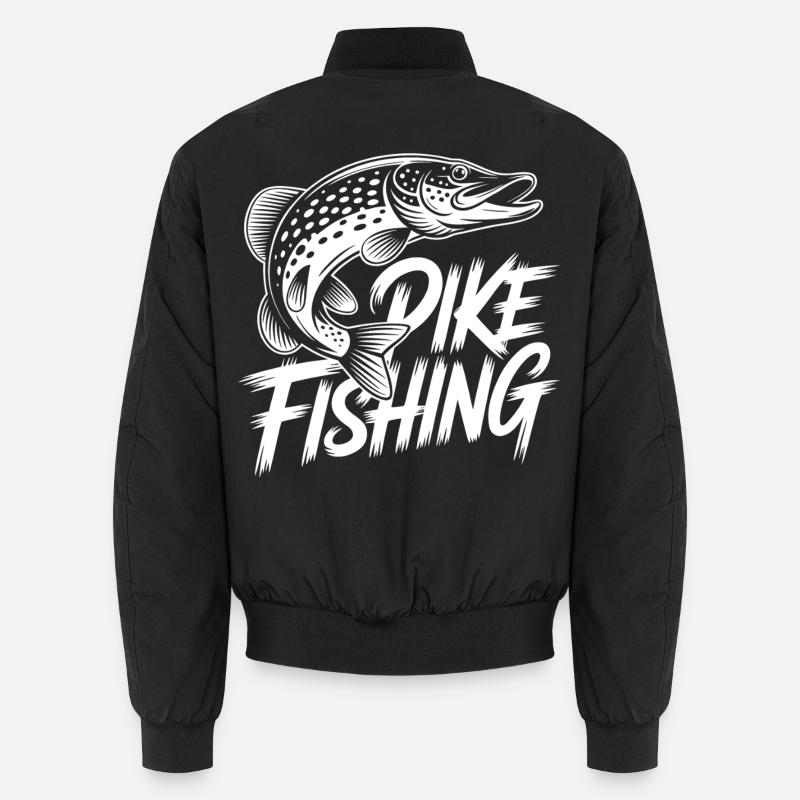 jumping pike - Unisex Bomber Jacket - black