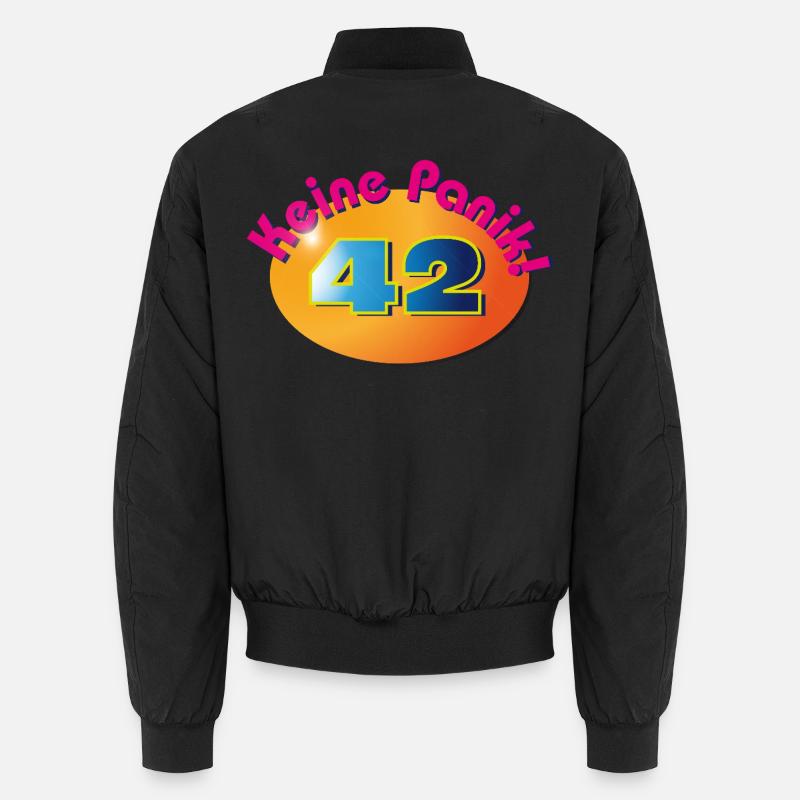 Don't panic! 42 - Unisex Bomber Jacket - black