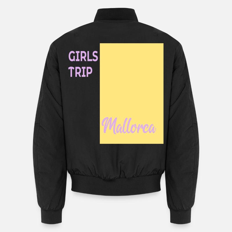 Mädchen Mallorca - Unisex Bomberjacke - Schwarz