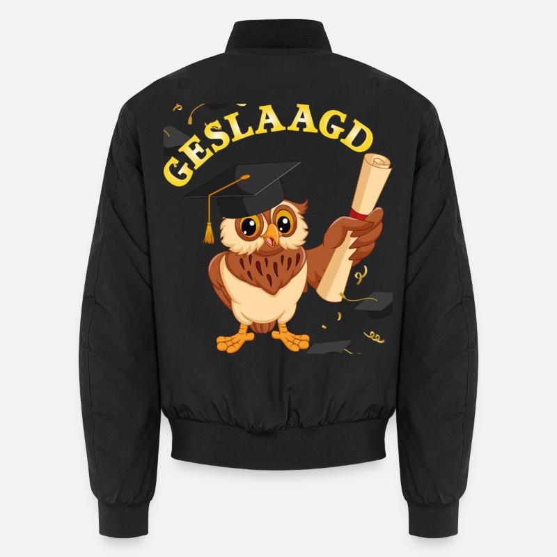 PassD - Unisex Bomber Jacket - black