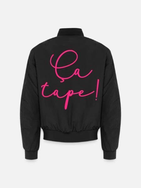 It's Hitting - What Heat - Unisex Bomber Jacket - black