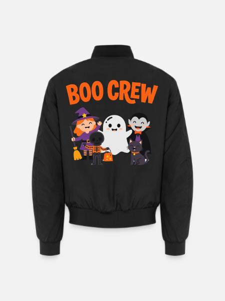Boo Crew Halloween Amis - Bomber unisexe - noir