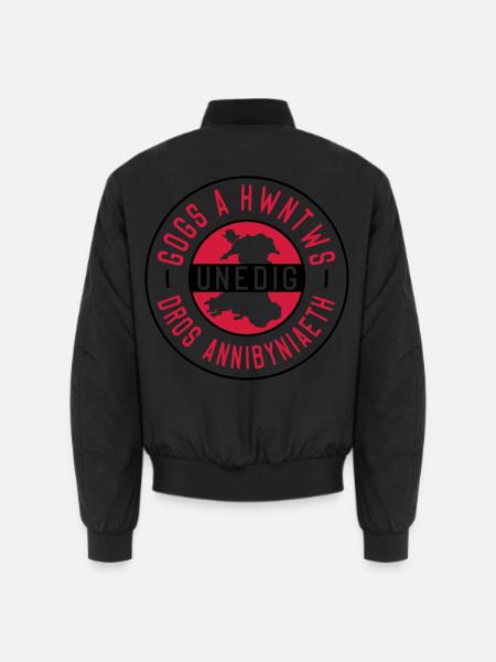 Gogs A Hwntws Unedig Dros Annibyniaeth - Unisex Bomber Jacket - black