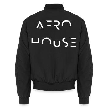 Afro House Music Culture Club Electro - Unisex Bomberjacke - Schwarz - Hinten - AI Model Male 185 light (185cm)