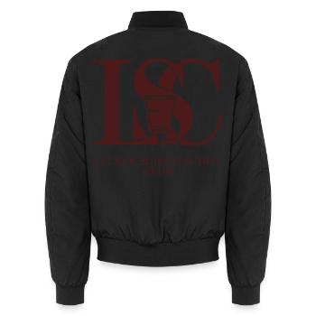 Lecker Schnäpschen Club Kneipe Saufen JGA Schnaps - Unisex Bomberjacke - Schwarz - Hinten - AI Model Male 185 light (185cm)