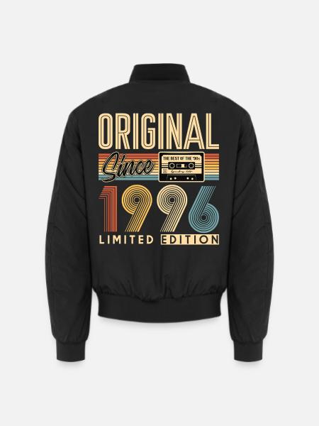 30. Geburtstag, 30 Jahre - Unisex Bomberjacke - Schwarz