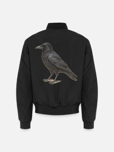 Black Crow - Unisex Bomberjacke - Schwarz