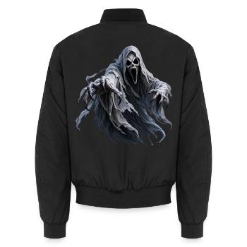 Tödlicher Geist Albtraum - Unisex Bomberjacke - Schwarz - Hinten - AI Model Male 185 light (185cm)