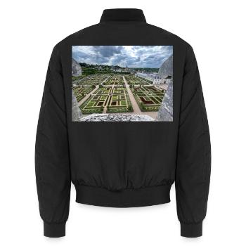 Der Ziergemüsegarten - Unisex Bomberjacke - Schwarz - Hinten - AI Model Male 185 light (185cm)