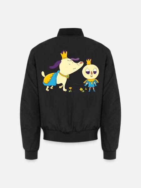 Ein königlicher Spaziergang - Unisex Bomberjacke - Schwarz