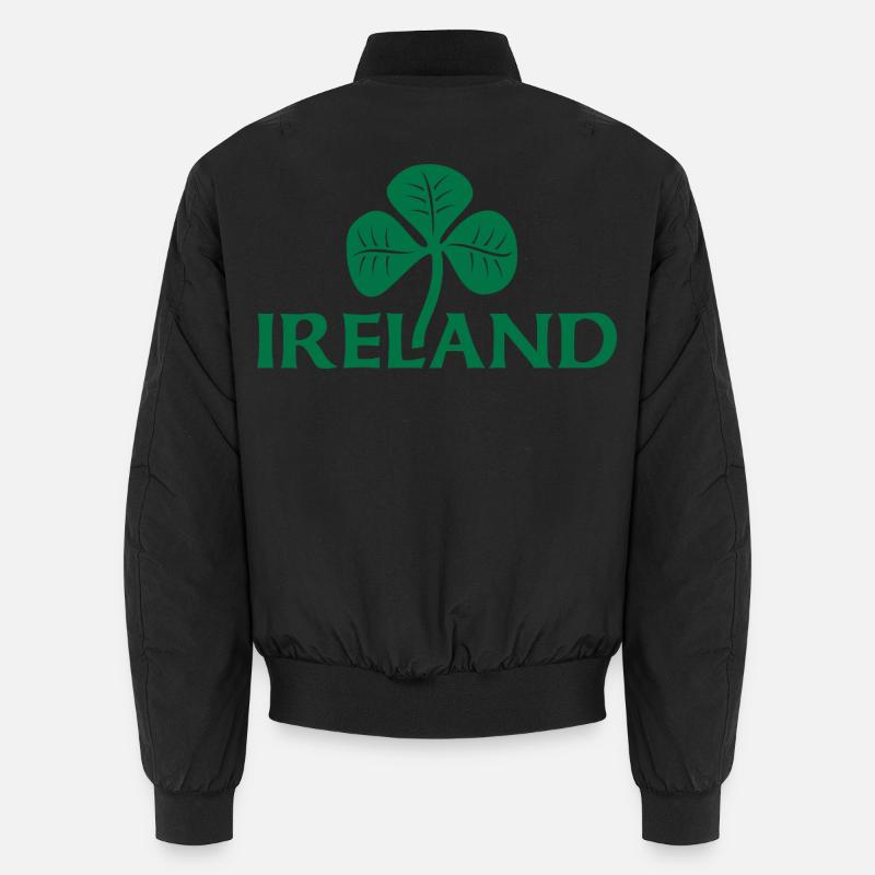L’Irlande et le trèfle Bomber unisexe