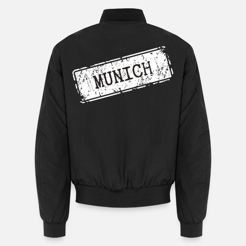 Munich - Unisex Bomberjacke - Schwarz
