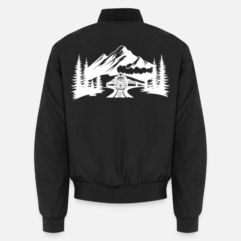 Railroad Unisex Bomber Jacket