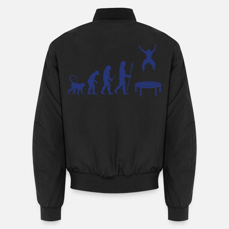 Entwicklung des Trampolin Unisex Bomberjacke