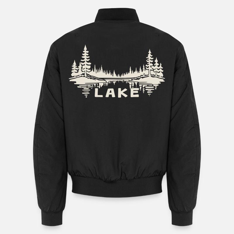 See-Reflexion [Weiß] Unisex Bomberjacke