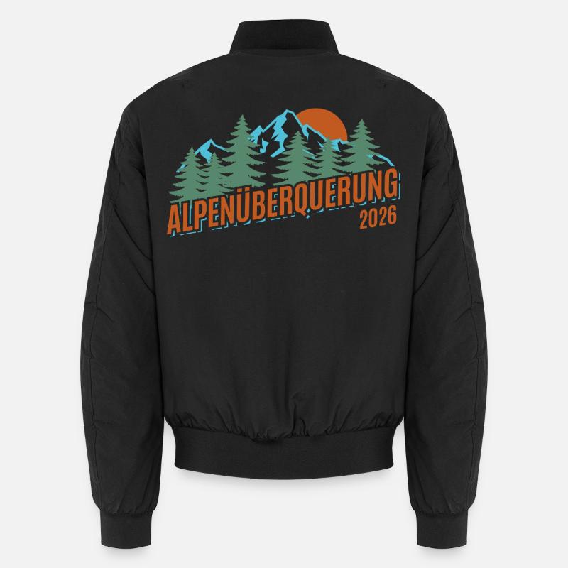 Alpen Überquerung 2026 - Wandern Unisex Bomberjacke
