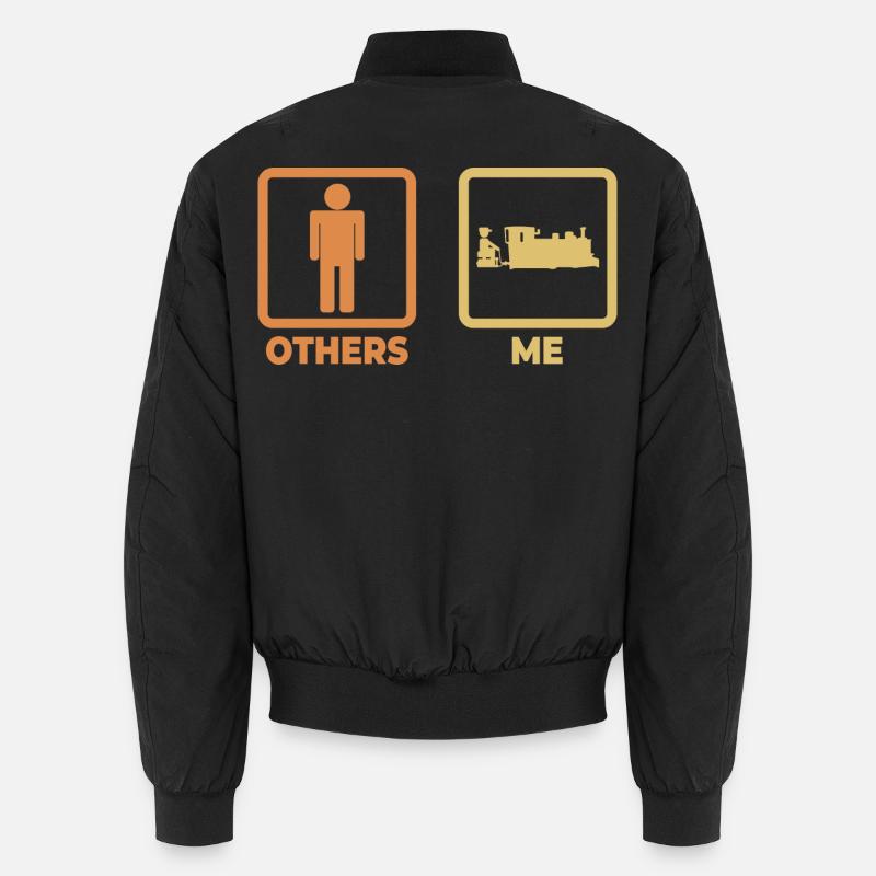 Funny Trainspotter Unisex Bomber Jacket