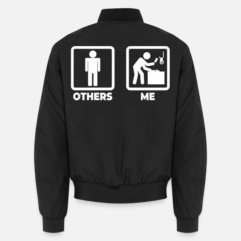 Me as a butcher - Unisex Bomber Jacket - black