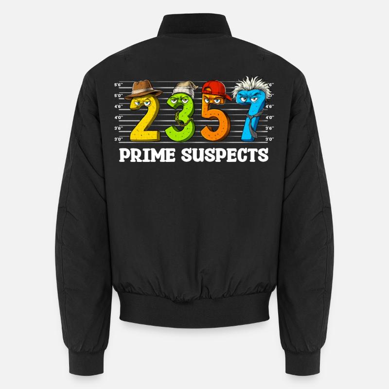 Funny Math Numbers Unisex Bomber Jacket