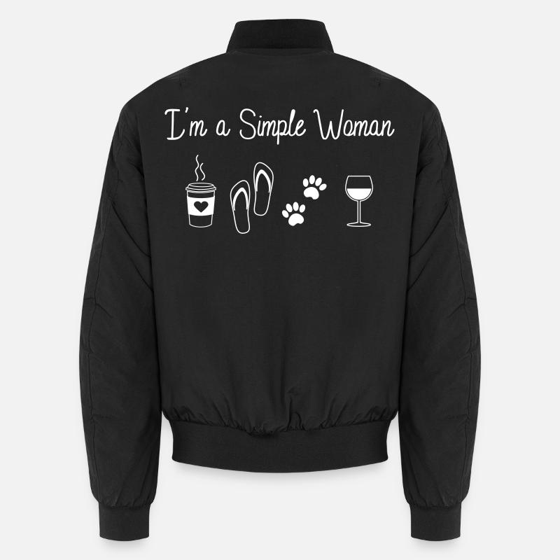 Femme simple Bomber unisexe